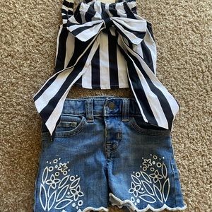 Boutique little girls outfit